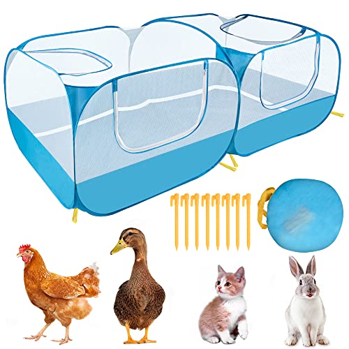Lukovee Foldable Small Animals Playpen