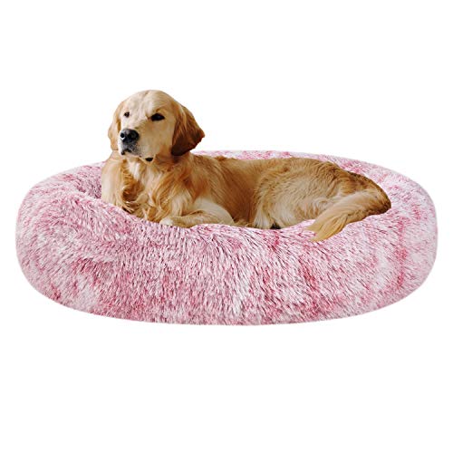 Coohom Oval Calming Donut Cuddler (Red)