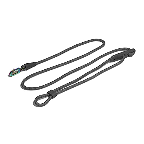 Titanium Grey 4-in-1 Hands-Free Dog Leash  Adjustable for Crossbody, Waist, Long Leash, or Tether Use  Stylish, Lightweight, and Comfortable for Everyday Walks