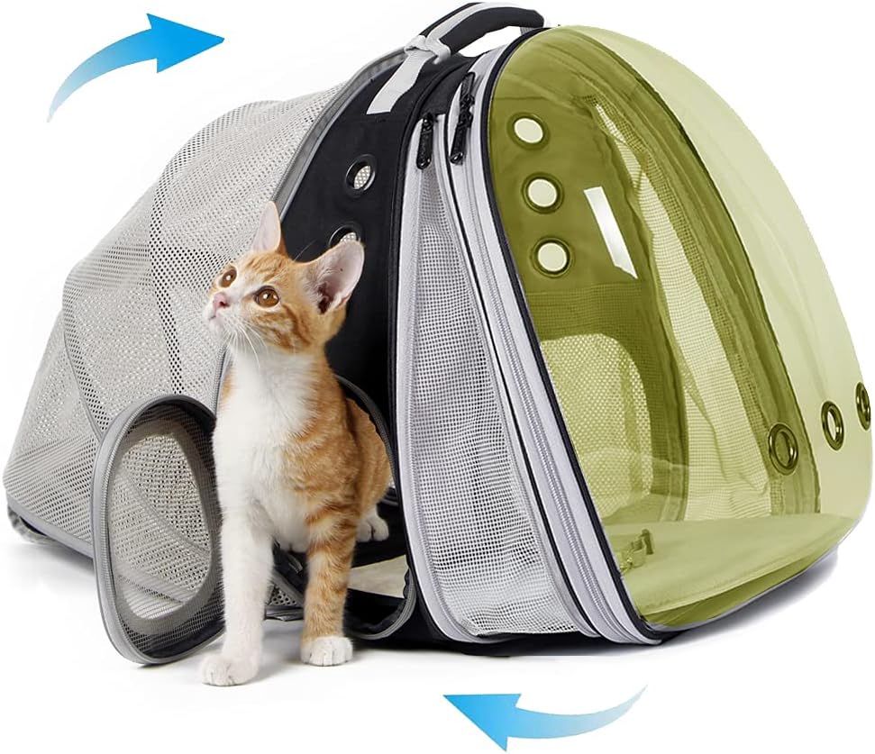 Dual Expandable Cat Backpack (halinfer)