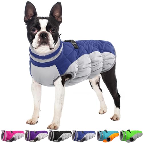 OUOBOB Winter Dog Coat (Blue,L)