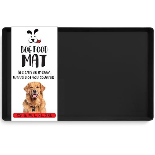 DogBuddy Dog Food Mat (Black)