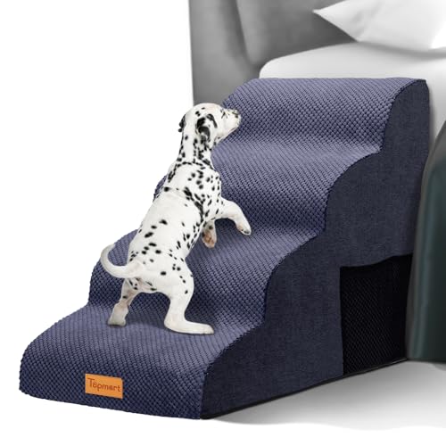 Topmart High Density Foam Dog Steps 4 Tiers