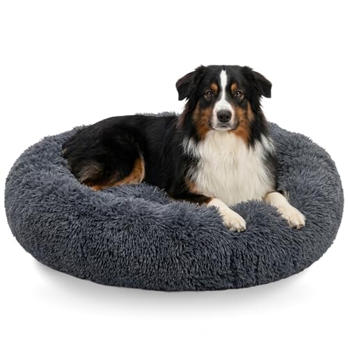 Active Pets X-Lg Dark Grey Dog Bed Up to 100lbs, Calming Orthopedic Pet Bedding for Anxiety Relief, Joint Support & Comfort, Washable Dog Furniture