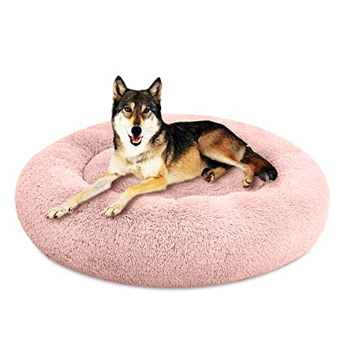 SAVFOX Plush Calming Dog & Cat Bed