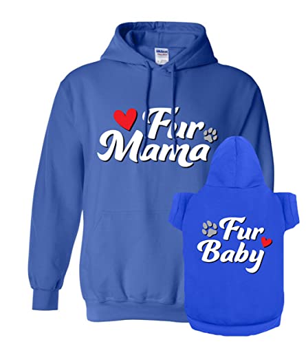 Fur Mama Fur Baby Matching Hoodies