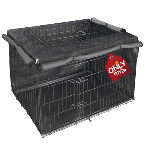Explore Land 48 inches Dog Crate Cover (Black)