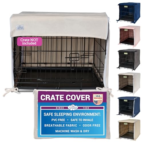 Pet Dreams Breathable Crate Cover (36")