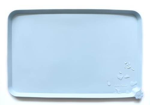 Hoki Found X-Large Silicone Pet Food Mats (Frost)