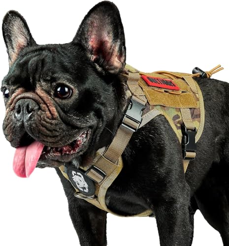 OneTigris Tactical Dog Harness Vest (Camo, XS)