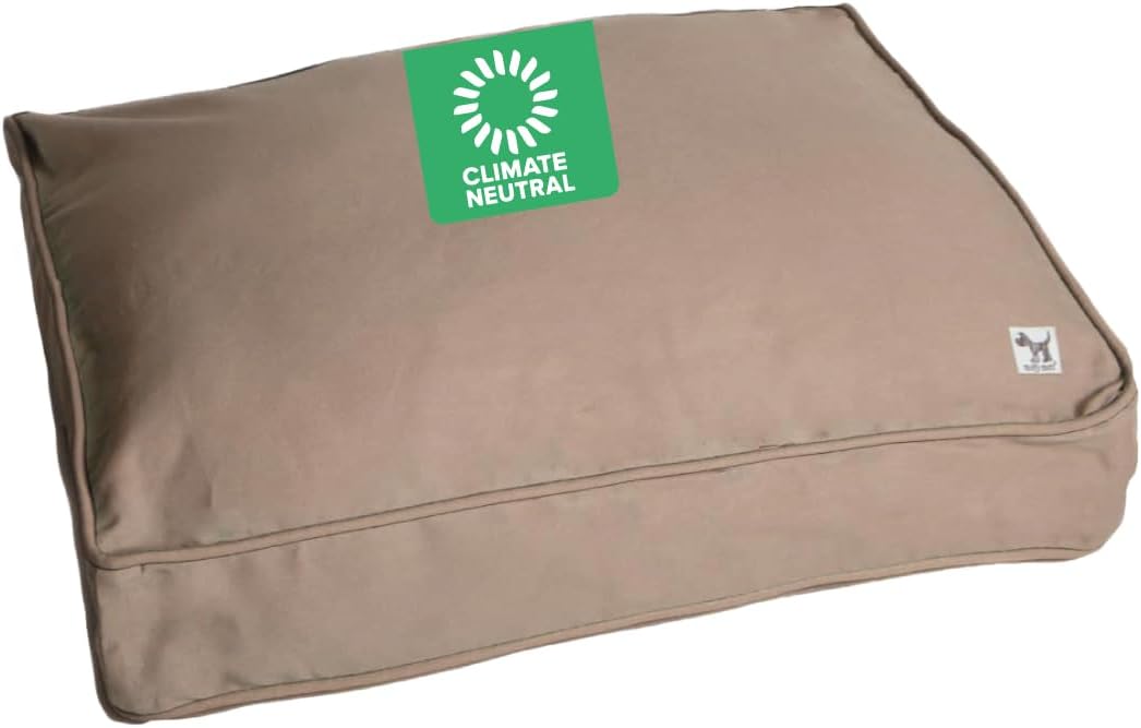 Molly Mutt Medium to Large Dog Bed Cover - Wild Horses Print - Measures 27x 36x5 - 100% Cotton - Durable - Breathable - Sustainable - Machine Washable Dog Bed Cover