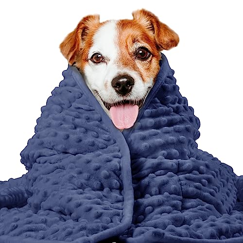 LaSyL Weighted Blanket for Pets (Dark Blue)