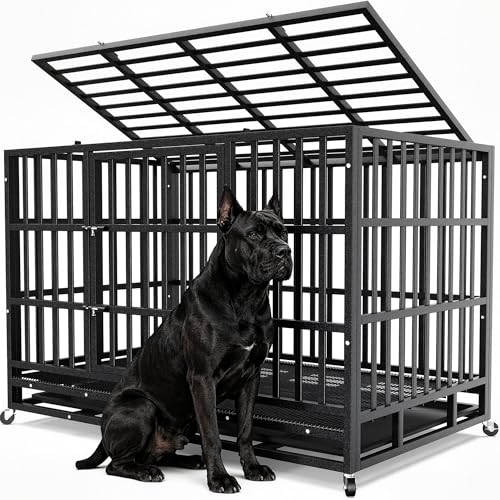 HIWOKK 48 Inch Heavy Duty Indestructible Crate