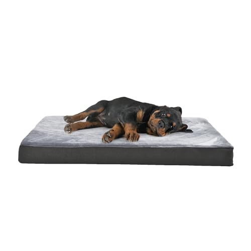 Amazon Basics Gel Memory Foam Dog Bed (35" x 22")