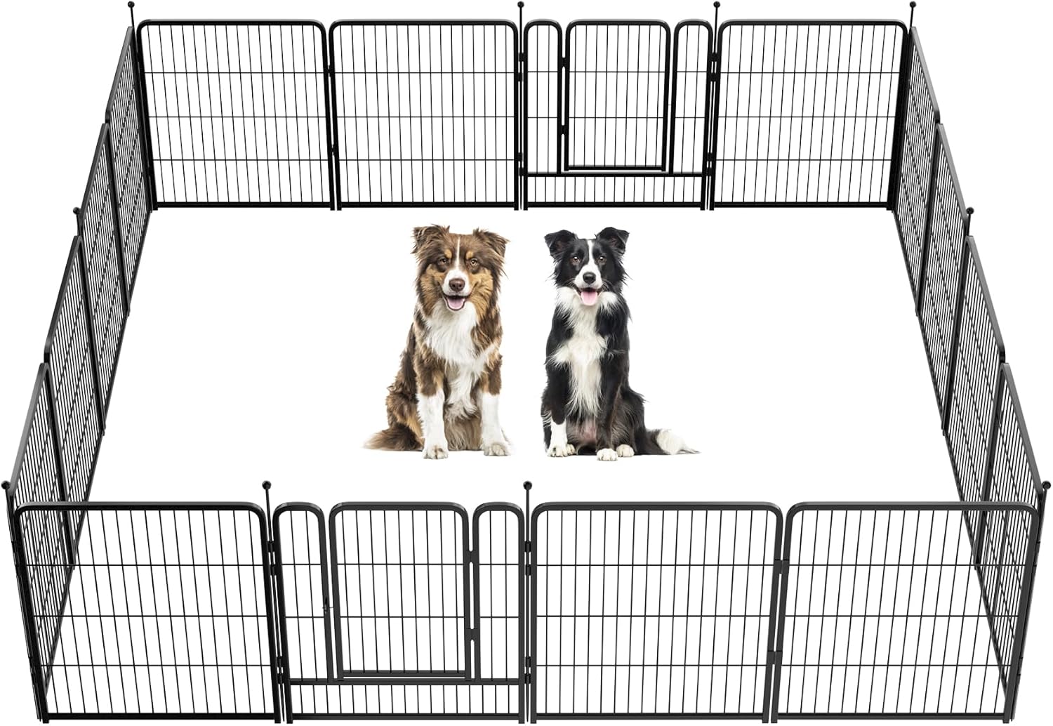 FXW Instant Unleashed Dog Playpen, Portable Pet Fence for Outdoor, RV Trips, and Camping, 32inch, 16 Panels for Small and Medium DogsPatented