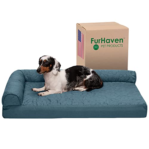 Furhaven Pinsonic Quilted L Chaise