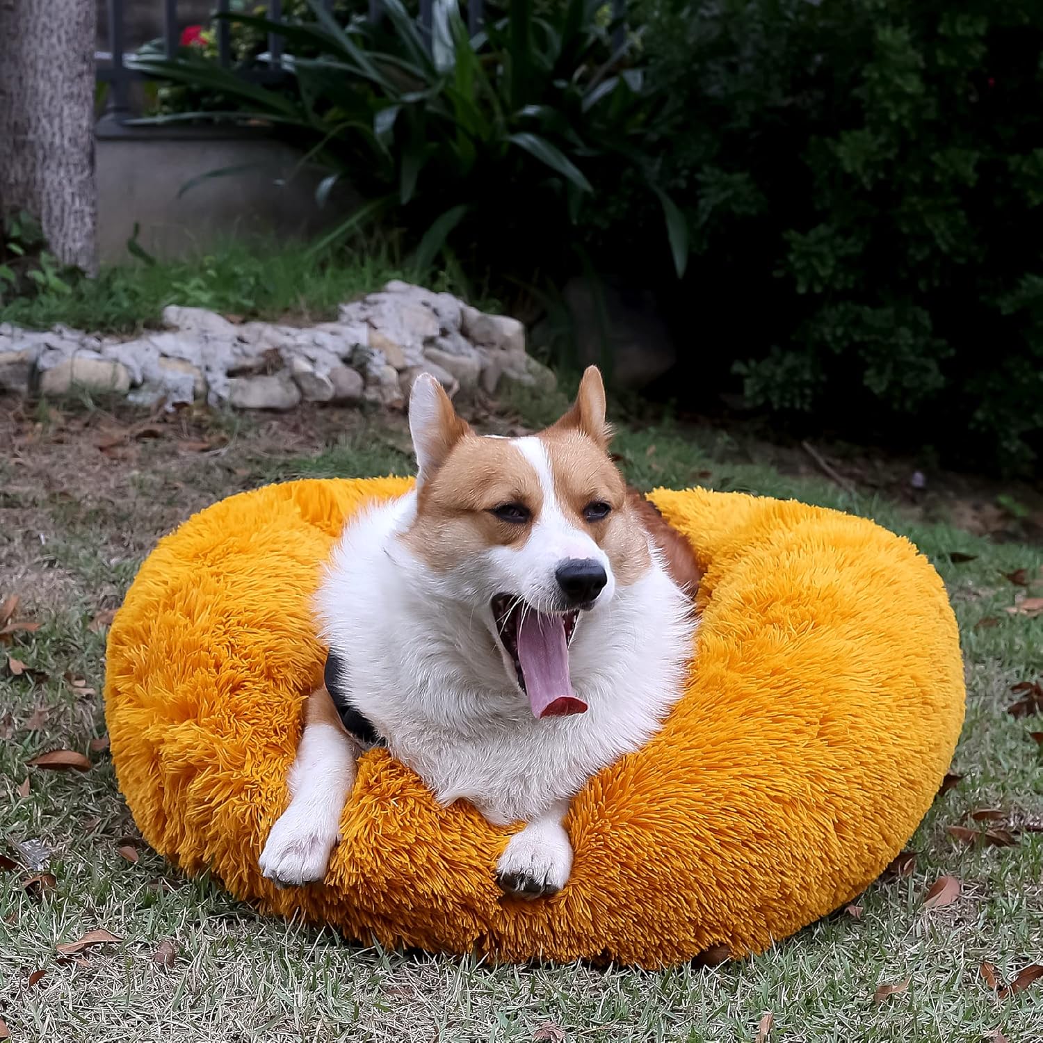 nononfish 30" Orange Calming Bed