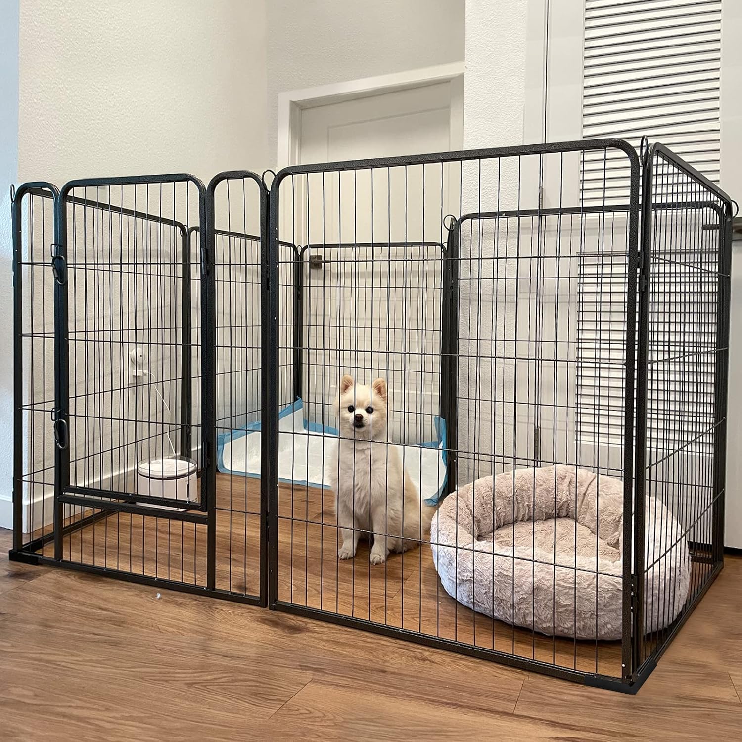 MEDEHOO 8-Panel Metal Playpen