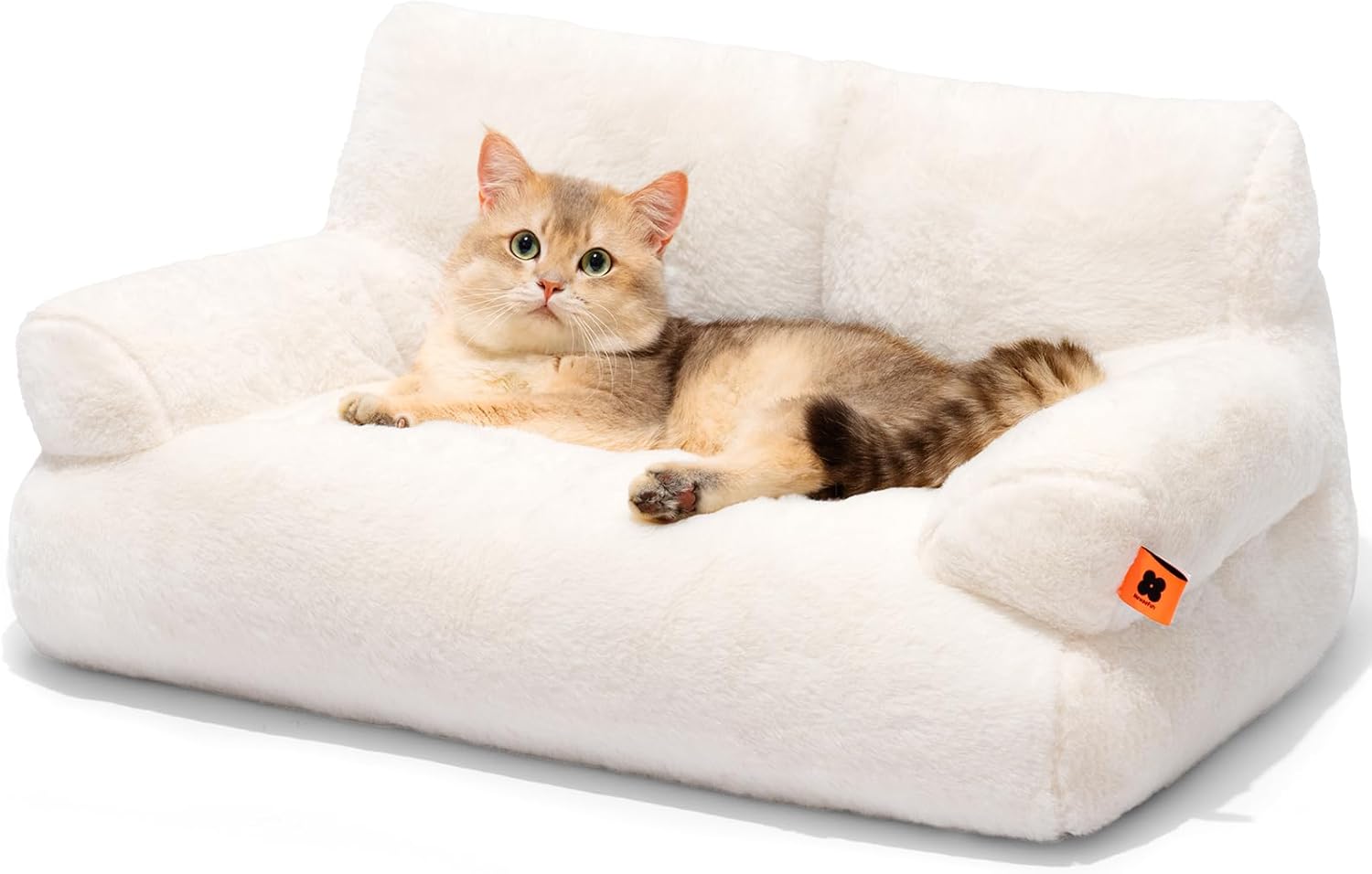 MEWOOFUN Cat Bed (Beige)