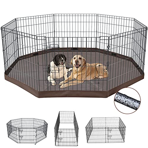NEZUC Foldable Metal Playpen (Bottom Pad)