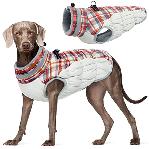 FUAMEY Dog Coat (Red Plaid)