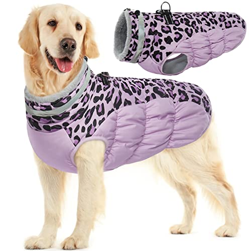 FUAMEY Dog Coat with Built-in Harness