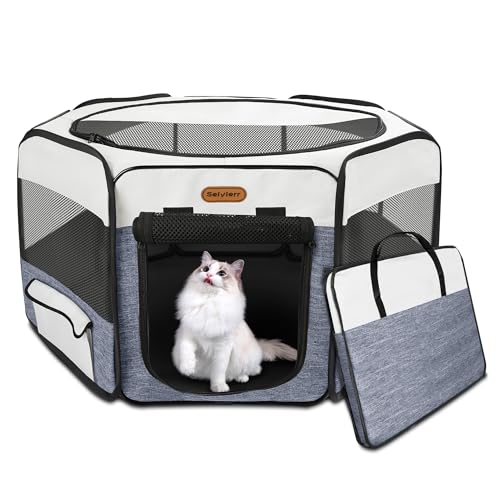 Seiyierr Foldable Dog Playpen