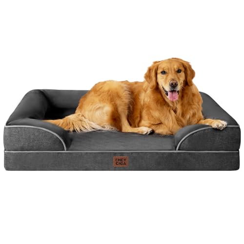 EHEYCIGA Orthopedic Dog Bed (Dark Grey)