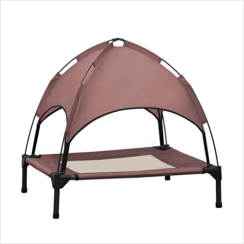 Small Elevated Dog Bed with Canopy