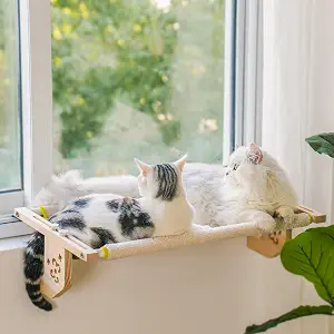 MEWOOFUN Sturdy Cat Window Perch