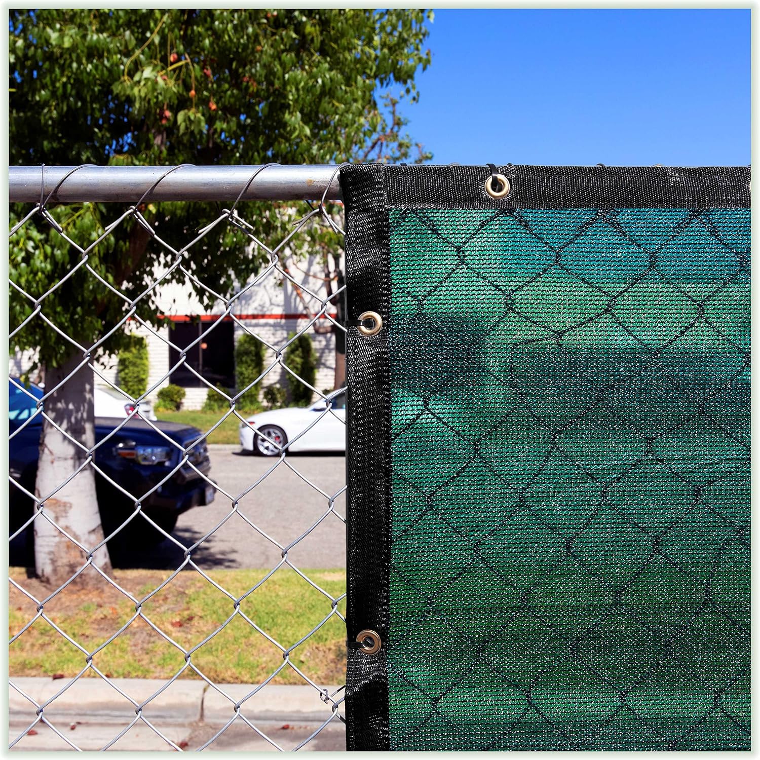 ColourTree 2' x 18' Green Shade Cloth