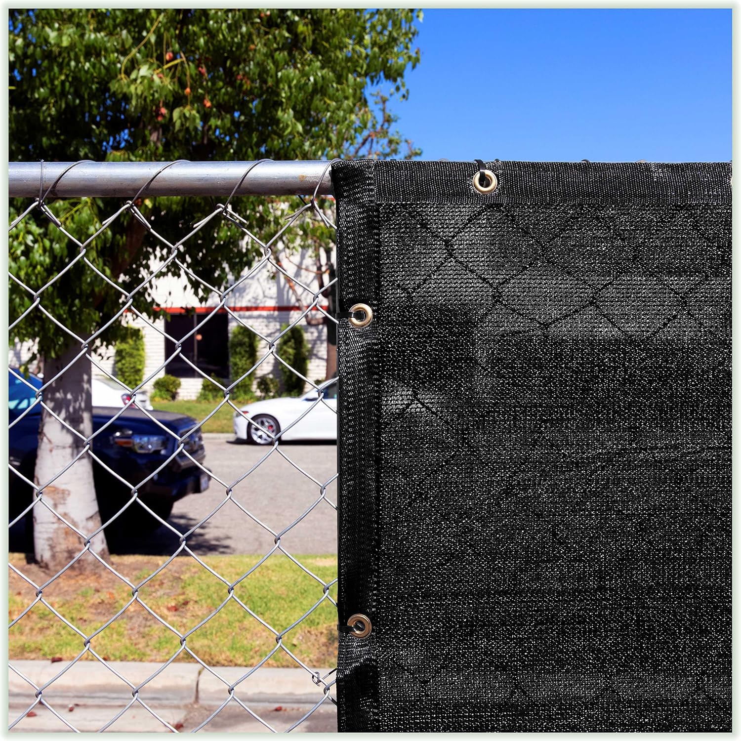 ColourTree 3' x 18' Black Custom Size Shade Cloth
