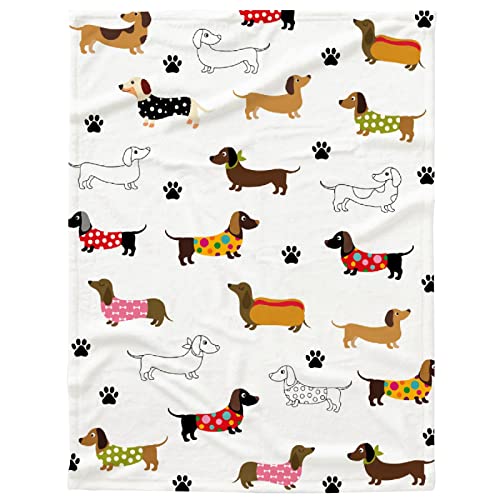 TERSTIN Dachshund Dog Blanket