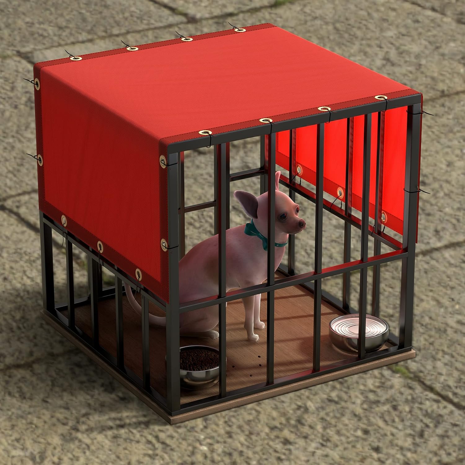 ColourTree 9' x 15' Red Waterproof Shade