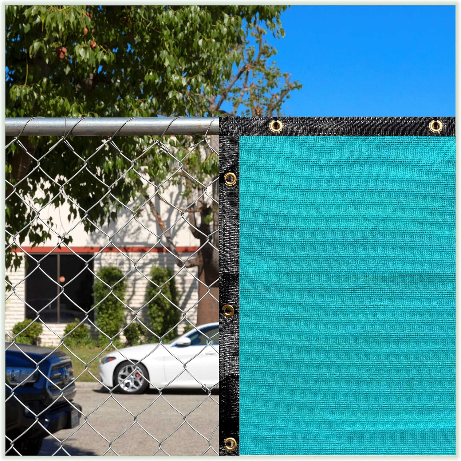 ColourTree 4' x 27' Turquoise Shade Cloth
