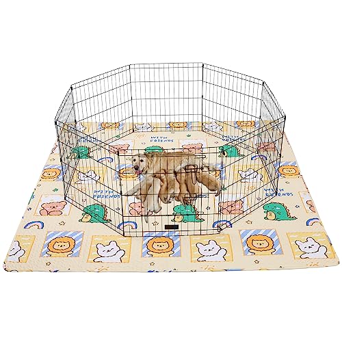 Dog Playpen Mat 72"x72" Crate Mat