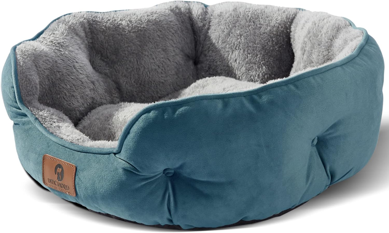 Asvin 25" Sherpa Bed (Teal)