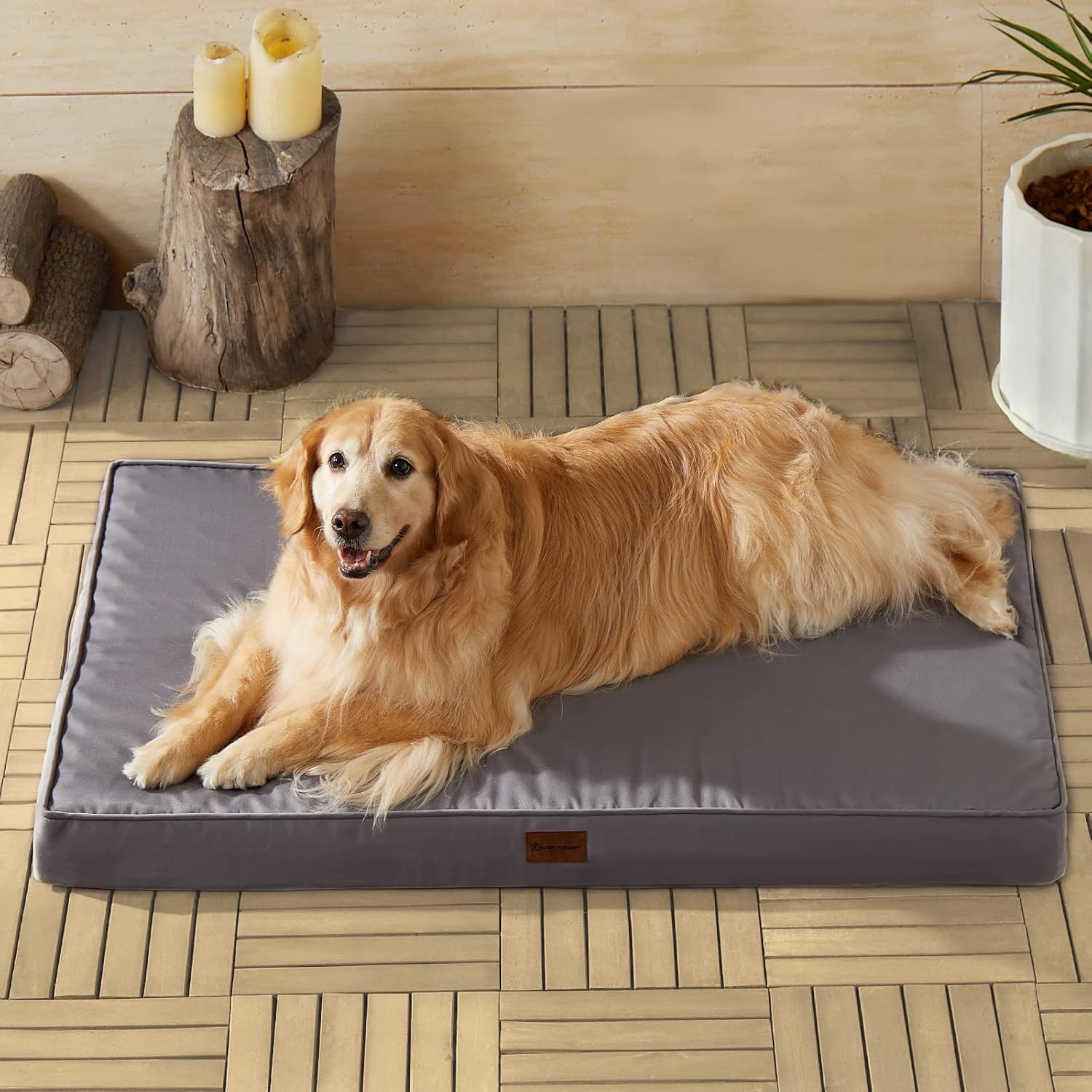 BFPETHOME Waterproof Egg-Crate Foam (Grey)