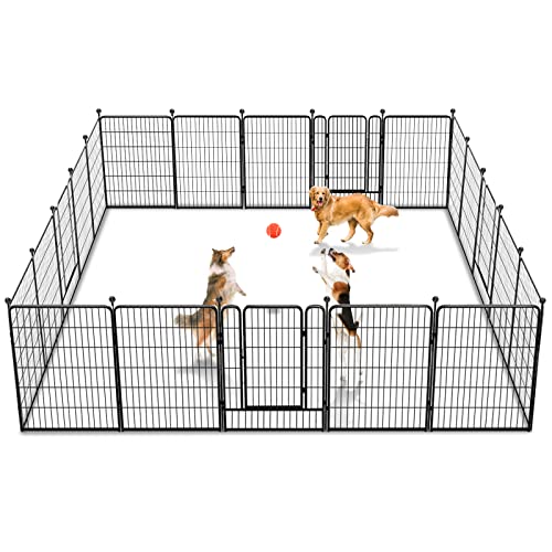 Jhsomdr Dog Playpen 40 inch (20 Panels)