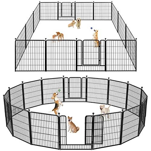 Jhsomdr Dog Playpen 32 inch 20 Panels