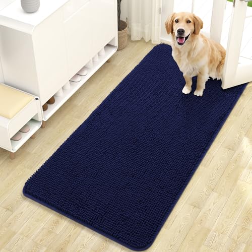 OLANLY 47x24 Chenille Mud Mat