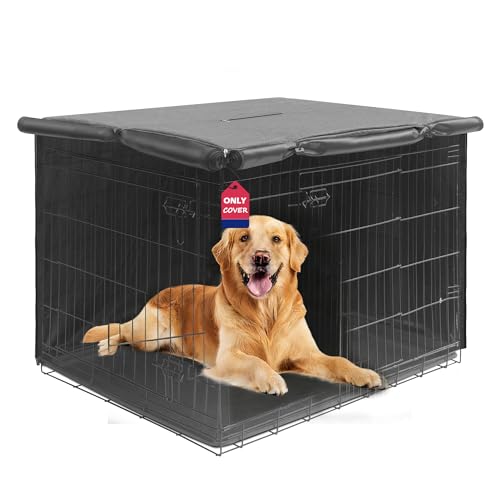 HiCaptain Breathable Dog Crate Cover 42" (Grey)