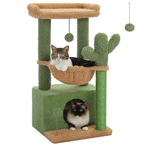PEQULTI 4-in-1 Cactus Cat Tree