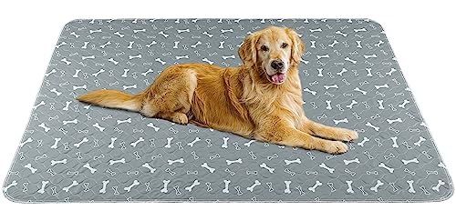 Washable Pee Pads for Dogs, Extra Large 2 Pack 36x72 Dog Pee Pads Washable, Waterproof Puppy Pads Mat Reusable Fast Absorbent Dog Potty Training Pads, Whelping Pads for Playpen Crate