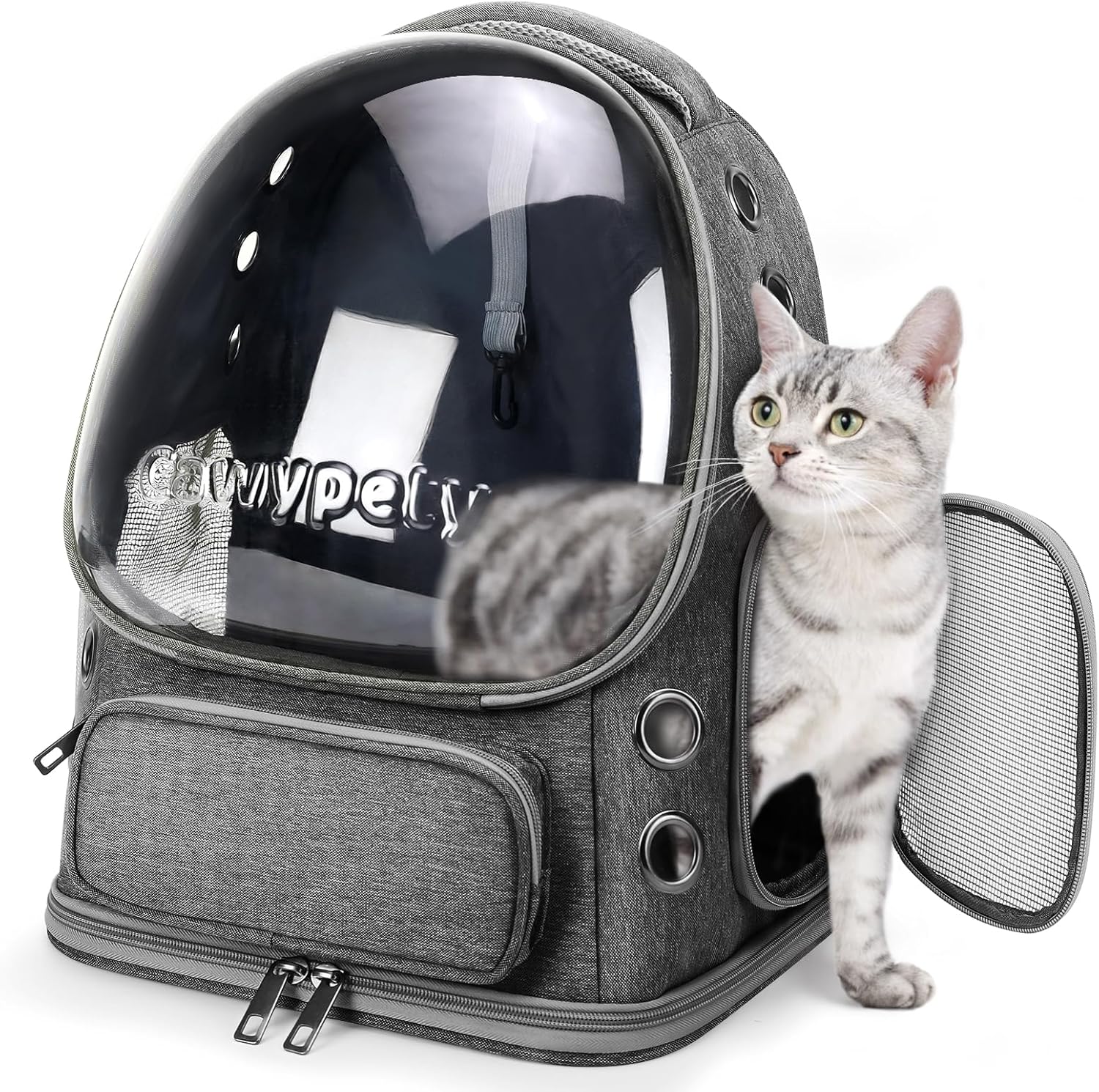 Cawypety Cat Backpack Carrier (Bubble)