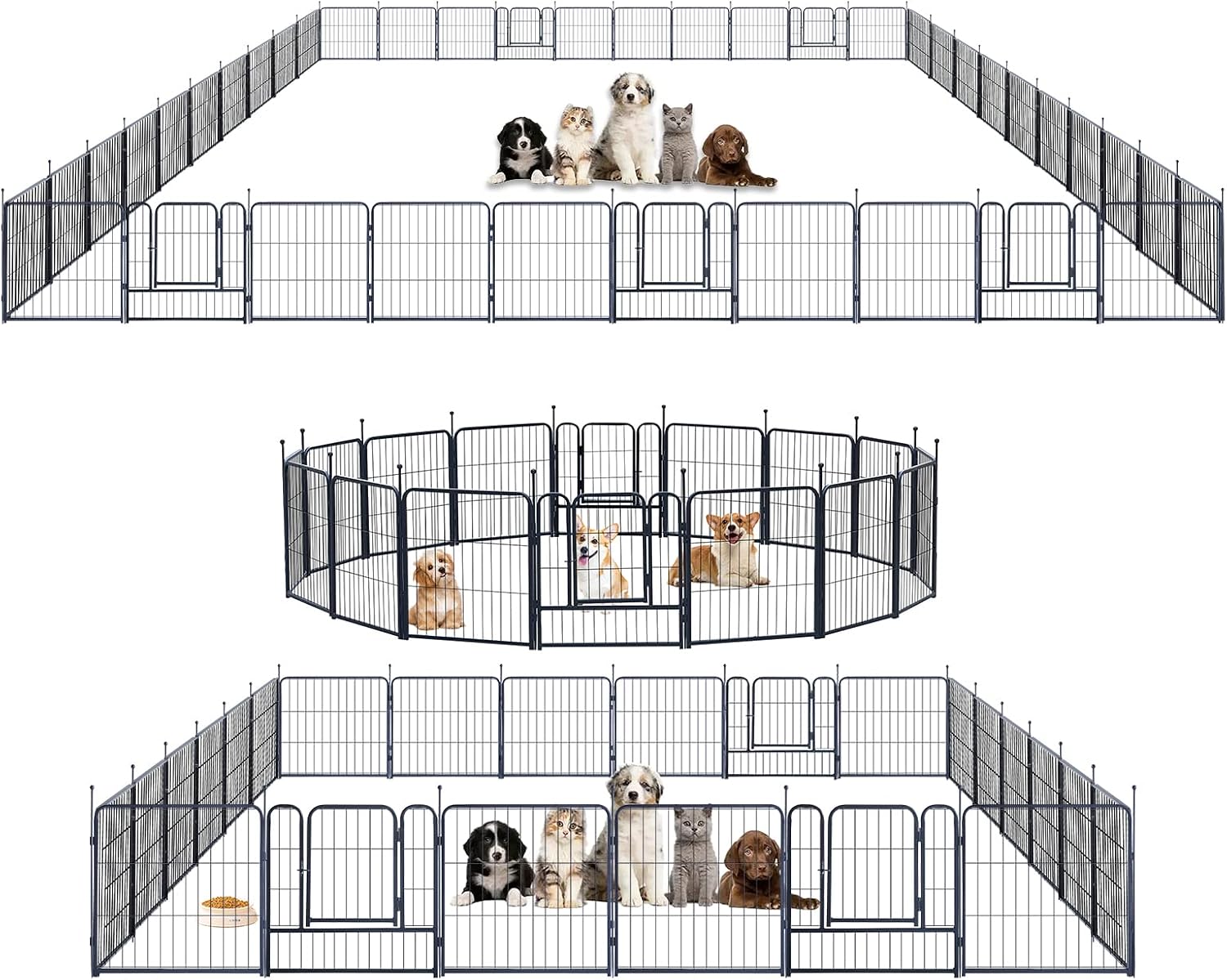 XDPET Dog Playpen (24 in, 40 Panels)