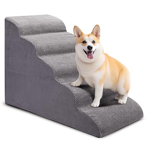 CiWiVOKi 5-Step Foam Dog Stairs