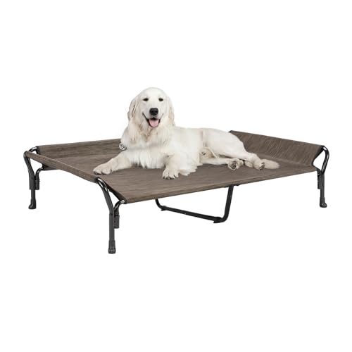 Veehoo Elevated Dog Bed (Brown)