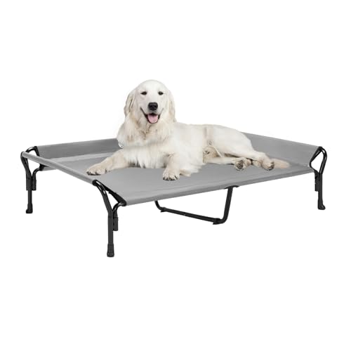 Veehoo Elevated Dog Bed (Gray)
