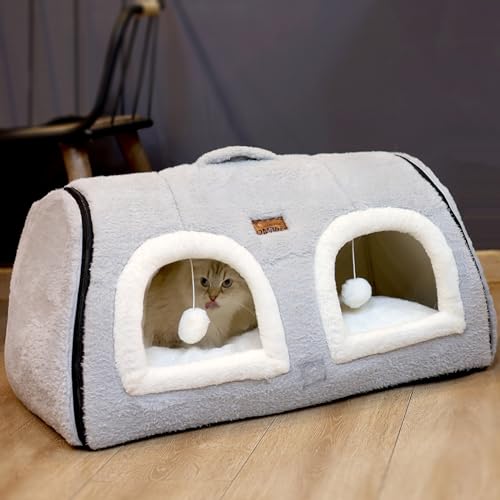 OMIVIER Foldable Cat Cave